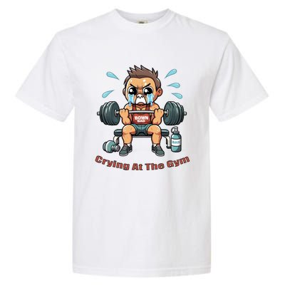 Down Bad Crying At The Gym Great Gift Garment-Dyed Heavyweight T-Shirt