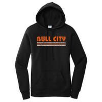 Durham Bull City Vintage 80s Retro Style Women's Pullover Hoodie