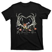 Dry Bones Come Alive Funny Skeleton Hands T-Shirt