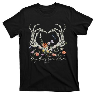 Dry Bones Come Alive Funny Skeleton Hands T-Shirt