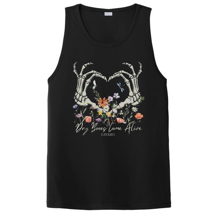 Dry Bones Come Alive Funny Skeleton Hands PosiCharge Competitor Tank