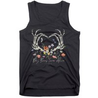 Dry Bones Come Alive Funny Skeleton Hands Tank Top