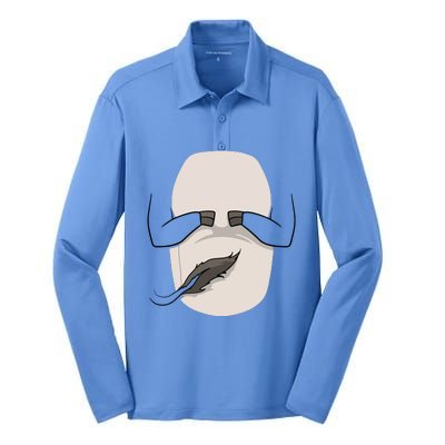 Donkey Body Costume Easy Halloween Funny Gift Cute Silk Touch Performance Long Sleeve Polo