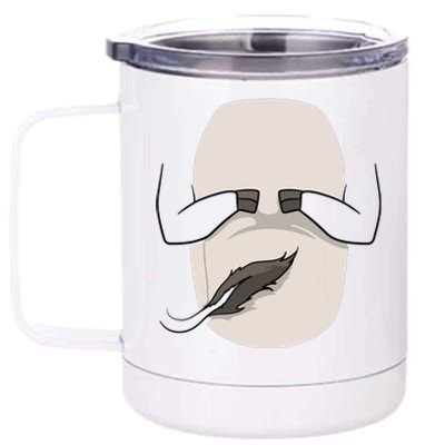 Donkey Body Costume Easy Halloween Funny Gift Cute 12 oz Stainless Steel Tumbler Cup