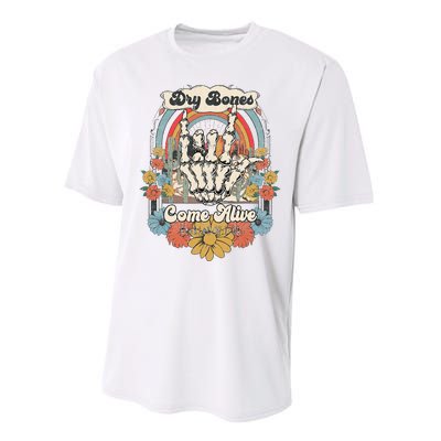 Dry Bones Come Alive Christian Christian Motivational Wear Performance Sprint T-Shirt