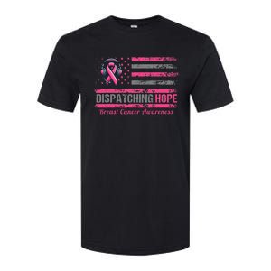 Dispatcher Breast Cancer Awareness Ribbon Softstyle CVC T-Shirt