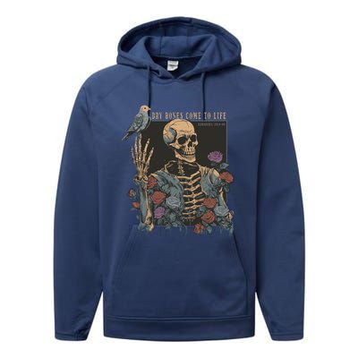 Dry Bones Come To Life Performance Fleece Hoodie