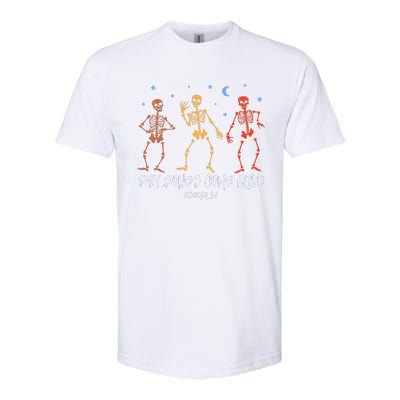 Dry Bones Come Alive Funny Skeleton Dancing Softstyle CVC T-Shirt