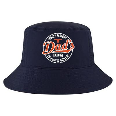 Dad's BBQ Chilling And Grilling Vintage Cool Comfort Performance Bucket Hat