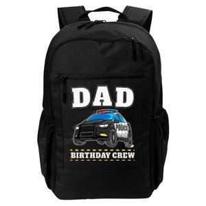 Dad Birthday Crew Police Car Policeman Officer Daddy Papa Daily Commute Backpack