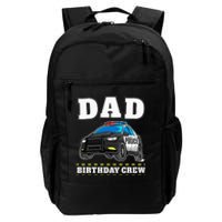 Dad Birthday Crew Police Car Policeman Officer Daddy Papa Daily Commute Backpack