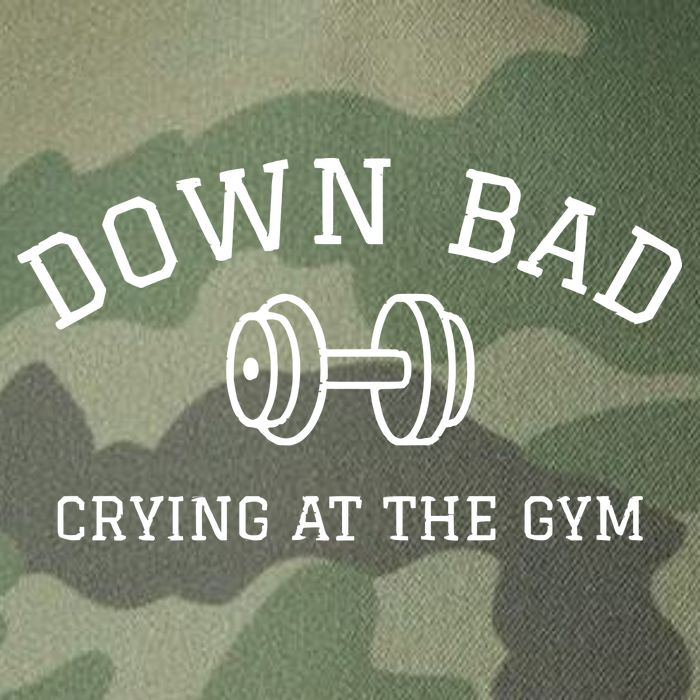 Down Bad Crying At The Gym Ttpd Legacy Tie Dye Trucker Hat