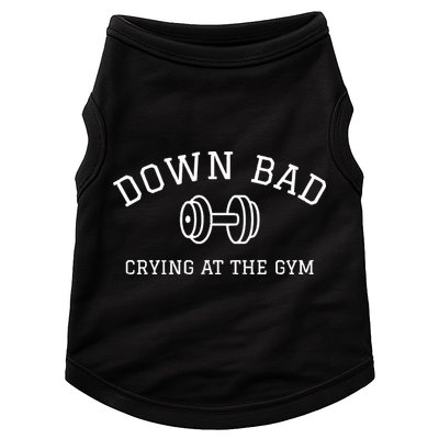 Down Bad Crying At The Gym Ttpd Doggie Tank