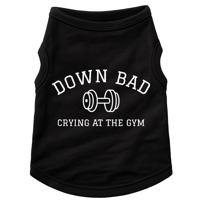 Down Bad Crying At The Gym Ttpd Doggie Tank