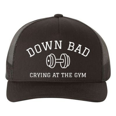 Down Bad Crying At The Gym Ttpd Yupoong Adult 5-Panel Trucker Hat