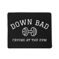 Down Bad Crying At The Gym Ttpd Mousepad