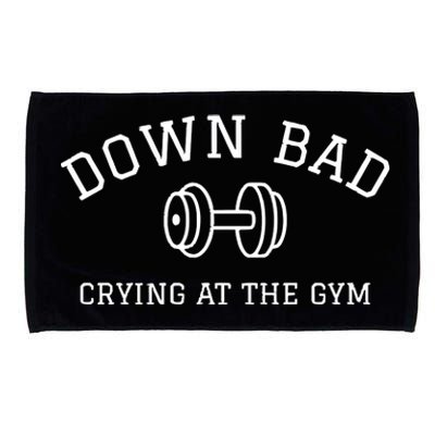 Down Bad Crying At The Gym Ttpd Microfiber Hand Towel