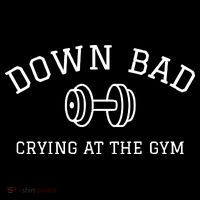 Down Bad Crying At The Gym Ttpd Kids T-Shirt