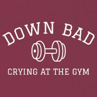 Down Bad Crying At The Gym Ttpd 16oz Travel Tumbler