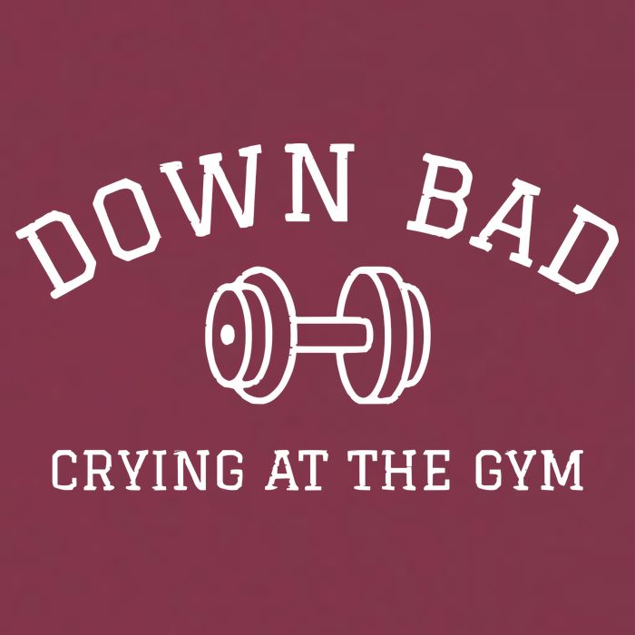 Down Bad Crying At The Gym Ttpd 16oz Travel Tumbler