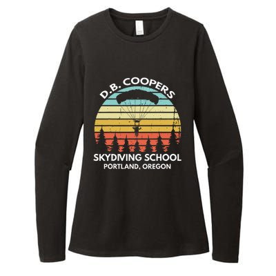 D. B. Coopers Skydiving School Portland Oregon Womens CVC Long Sleeve Shirt