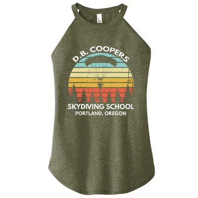 D. B. Coopers Skydiving School Portland Oregon Women’s Perfect Tri Rocker Tank