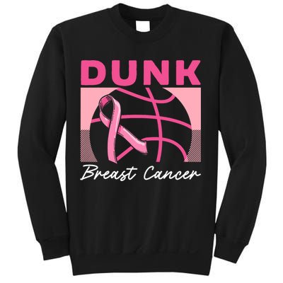Dunk Breast Cancer Basketball Player Breast Cancer Awareness Sweatshirt
