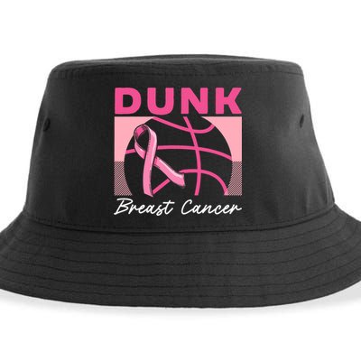 Dunk Breast Cancer Basketball Player Breast Cancer Awareness Sustainable Bucket Hat