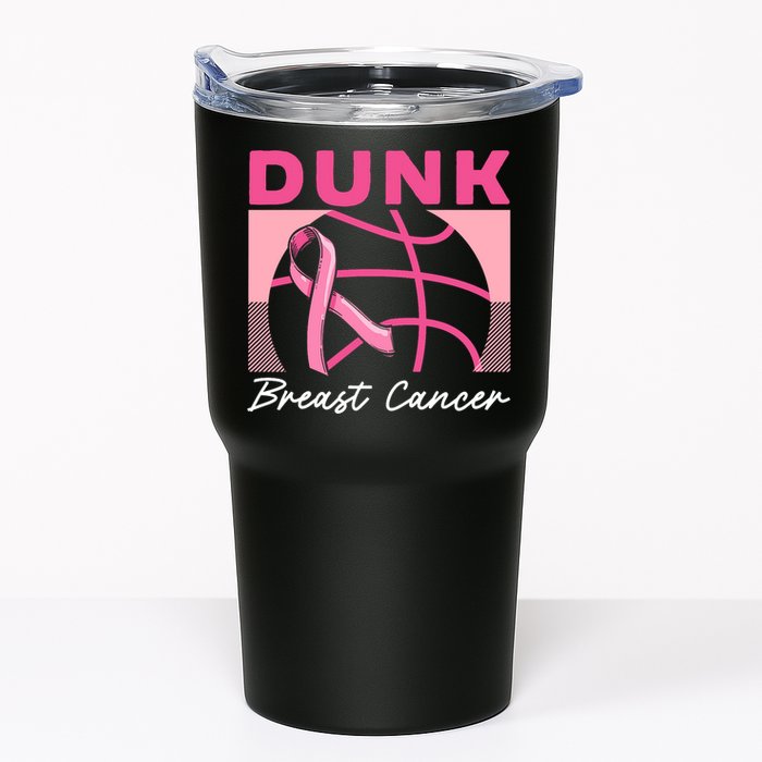 Dunk Breast Cancer Basketball Player Breast Cancer Awareness Tumbler