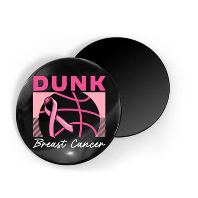 Dunk Breast Cancer Basketball Player Breast Cancer Awareness Magnet