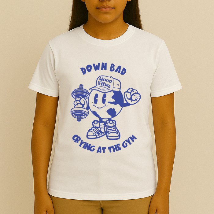 Down Bad Crying At The Gym Good Vibes Ttpd T-Shirt