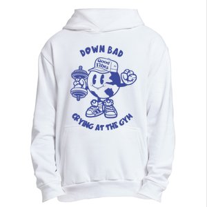 Down Bad Crying At The Gym Good Vibes Ttpd Urban Pullover Hoodie