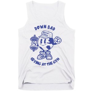 Down Bad Crying At The Gym Good Vibes Ttpd Tank Top