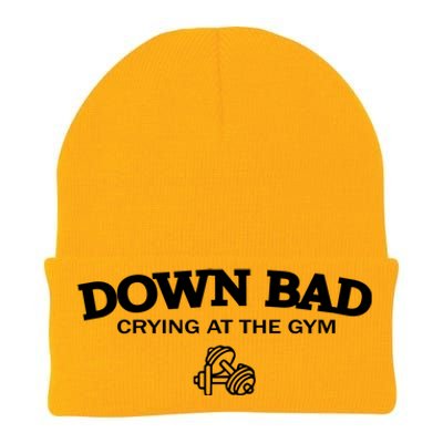 Down Bad Crying At The Gym Ttpd Knit Cap Winter Beanie