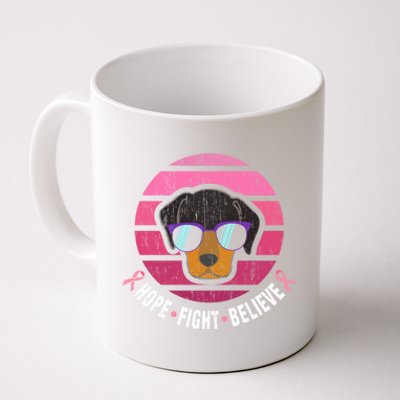 Daschund Breast Cancer Survivor Gift Coffee Mug