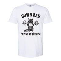 Down Bad Crying At The Gym Softstyle CVC T-Shirt