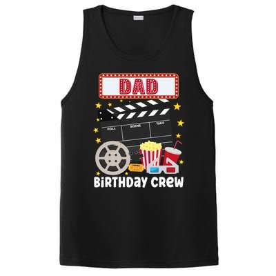 Dad Birthday Crew Movie Night Theme Matching Party PosiCharge Competitor Tank