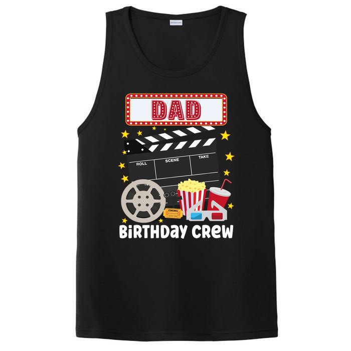 Dad Birthday Crew Movie Night Theme Matching Party PosiCharge Competitor Tank