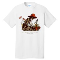 Dry Bones Come Alive Funny Skeleton Flower Tall T-Shirt