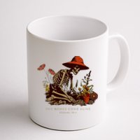 Dry Bones Come Alive Funny Skeleton Flower Coffee Mug