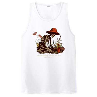 Dry Bones Come Alive Funny Skeleton Flower PosiCharge Competitor Tank