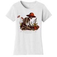 Dry Bones Come Alive Funny Skeleton Flower Women's T-Shirt