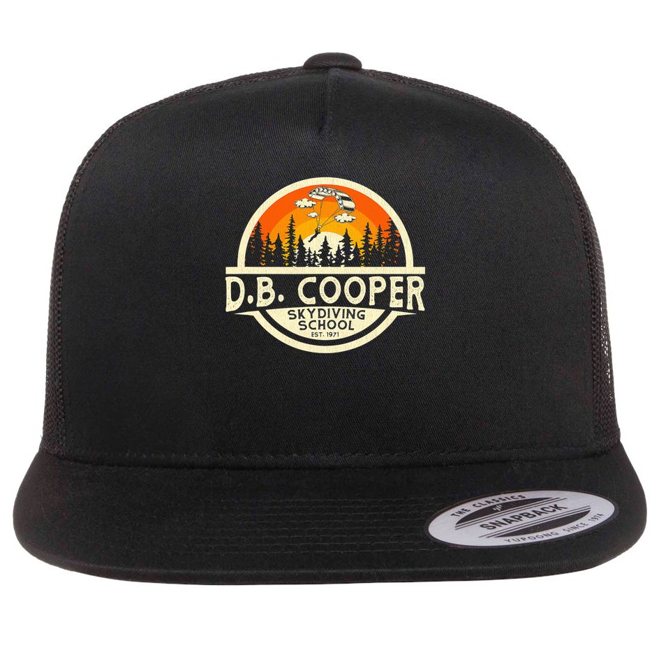 D B Coopers Skydiving School Portland Oregon  Flat Bill Trucker Hat