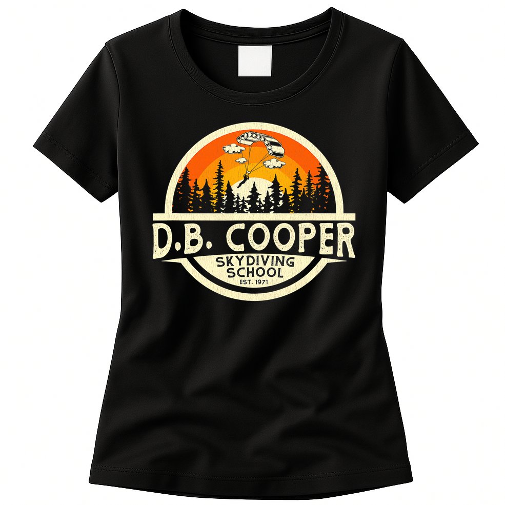 D B Coopers Skydiving School Portland Oregon  Womens T-Shirt