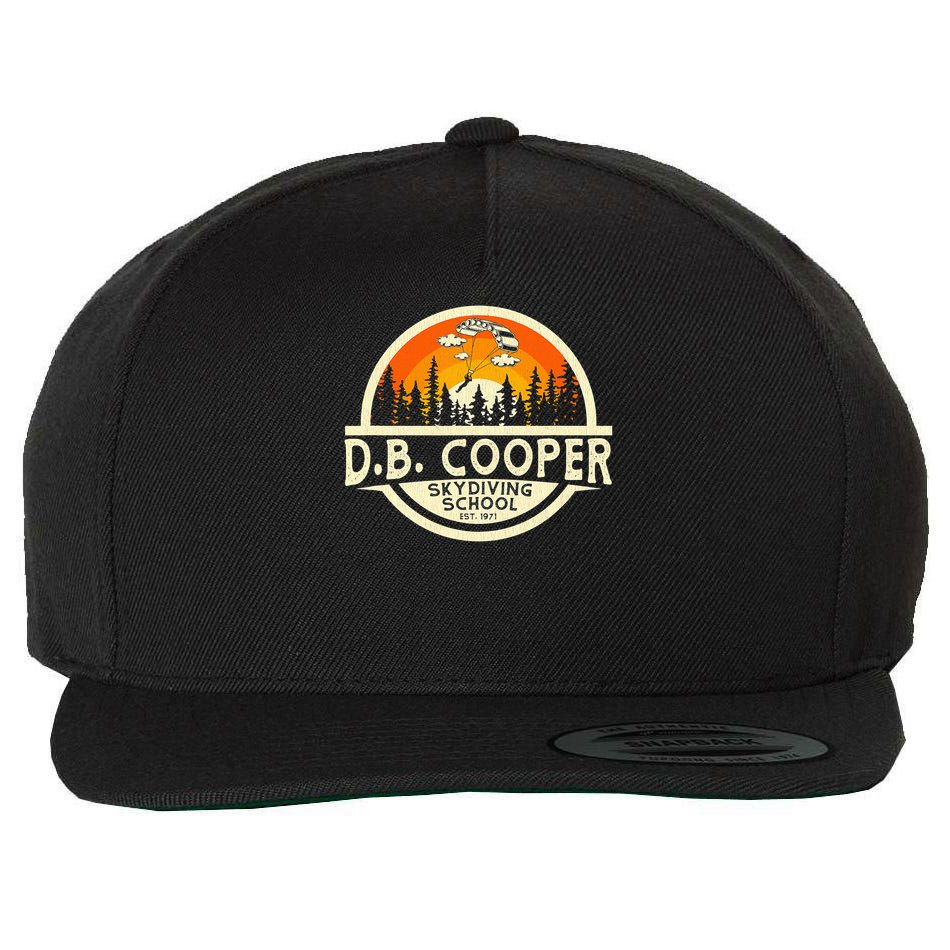 D B Coopers Skydiving School Portland Oregon  Wool Snapback Cap
