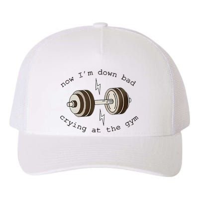 Down Bad Crying At The Gym Yupoong Adult 5-Panel Trucker Hat