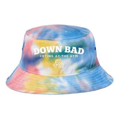 Down Bad Crying At The Gym Tie Dye Newport Bucket Hat