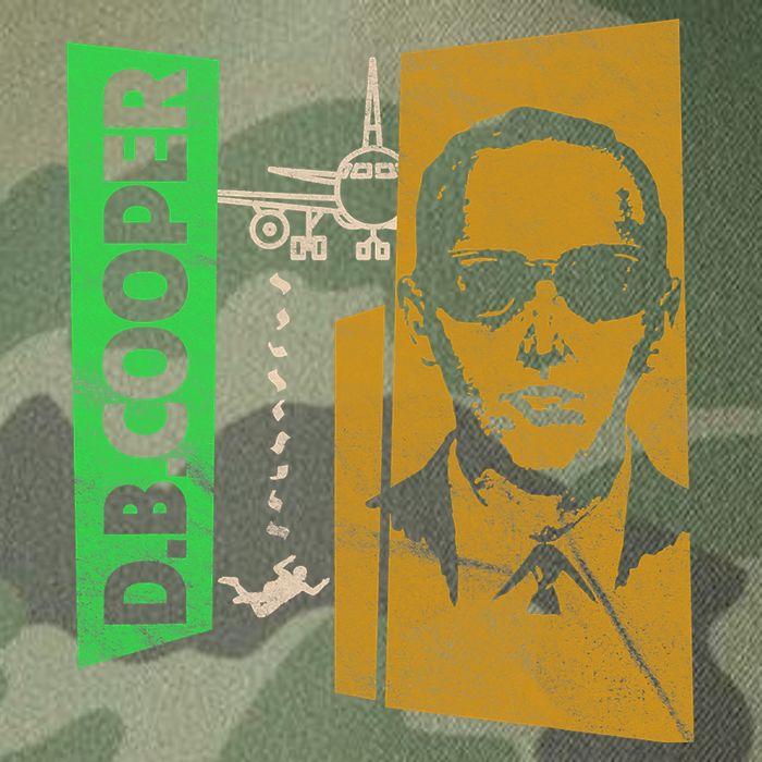 D B Cooper Skyjacker Hijack Retro 60s Style Graphic Legacy Tie Dye Trucker Hat
