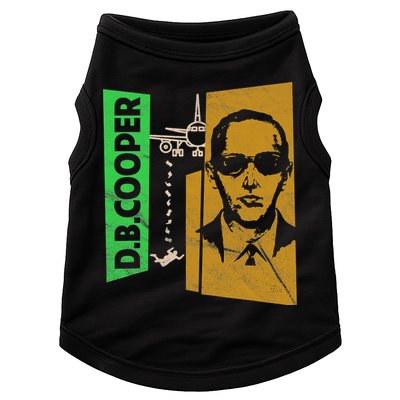 D B Cooper Skyjacker Hijack Retro 60s Style Graphic Doggie Tank