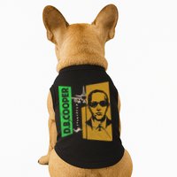 D B Cooper Skyjacker Hijack Retro 60s Style Graphic Doggie Tank